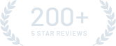 200+ 5 star reviews